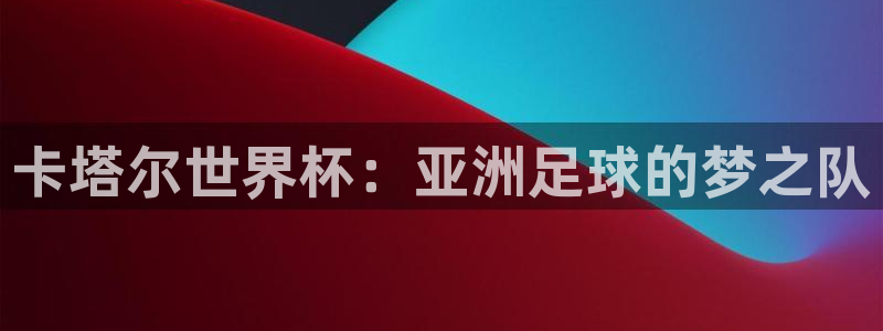 世界杯2026赛程表：卡塔尔世界杯：亚洲足球的梦之队
